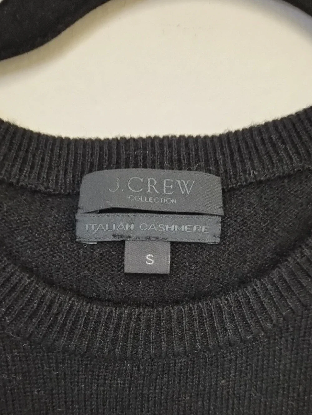 J. Crew Men’s Black Crewneck Knit Sweater Size S